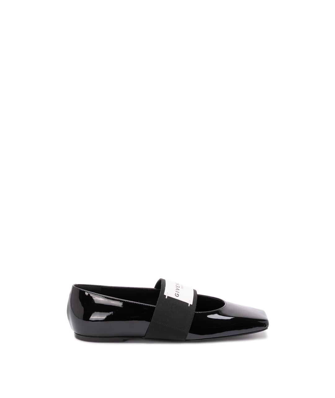 GIVENCHY Черные балетки из лакированной кожи, фото 6