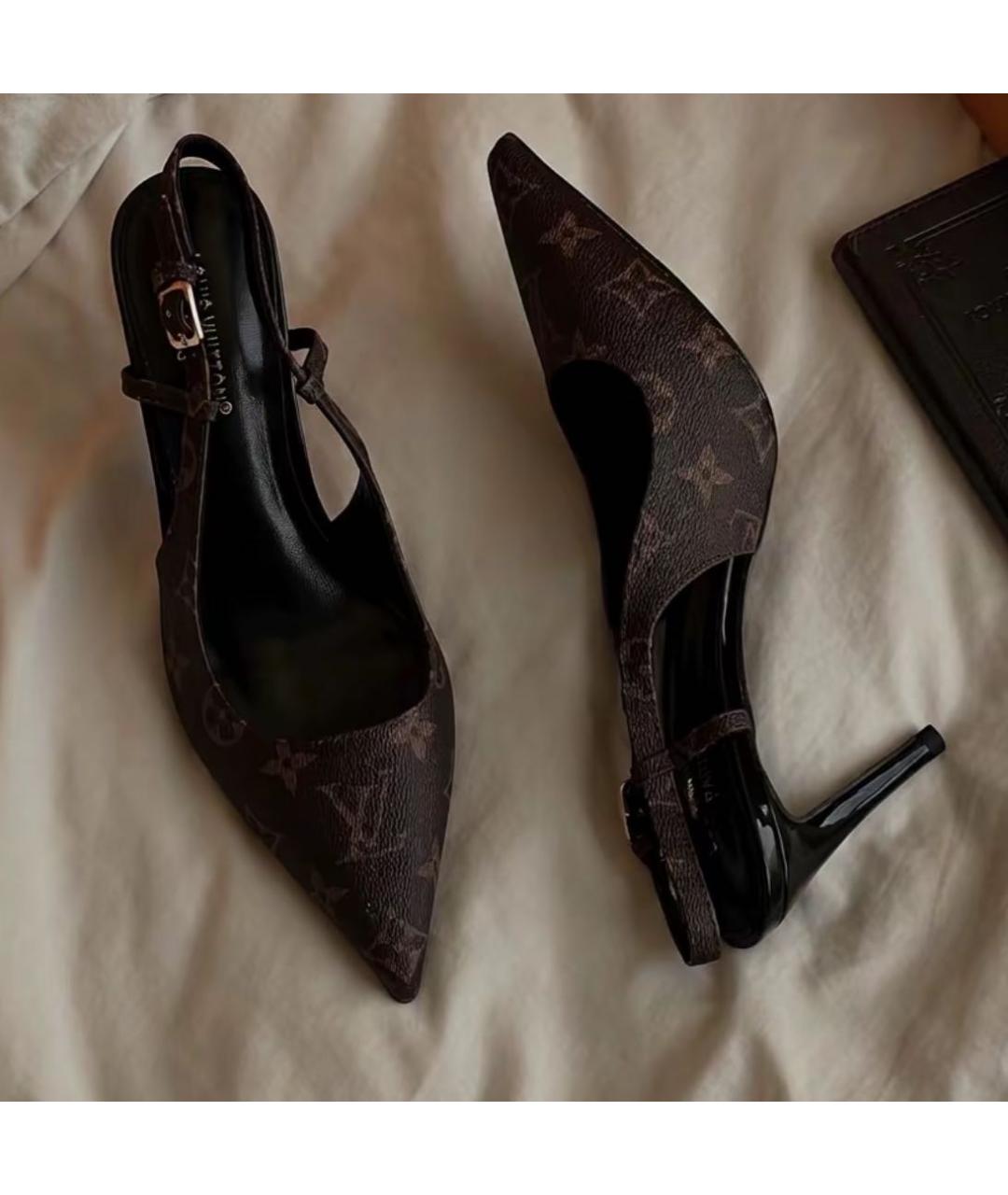 LOUIS VUITTON Коричневые туфли, фото 7