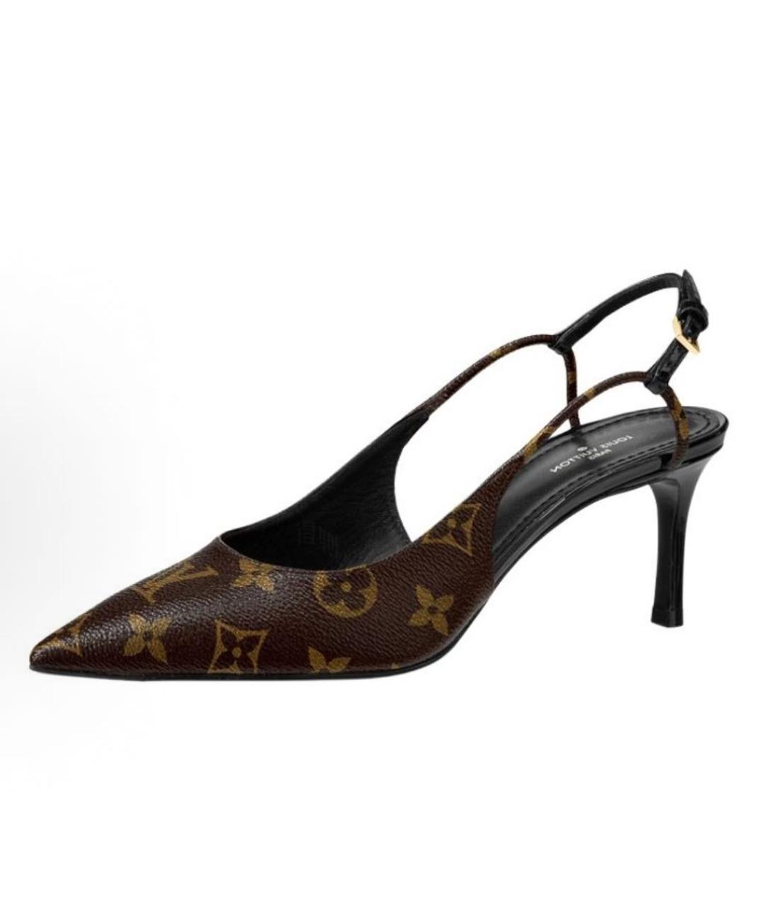 LOUIS VUITTON Коричневые туфли, фото 2
