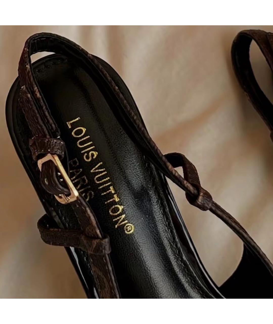 LOUIS VUITTON Коричневые туфли, фото 6