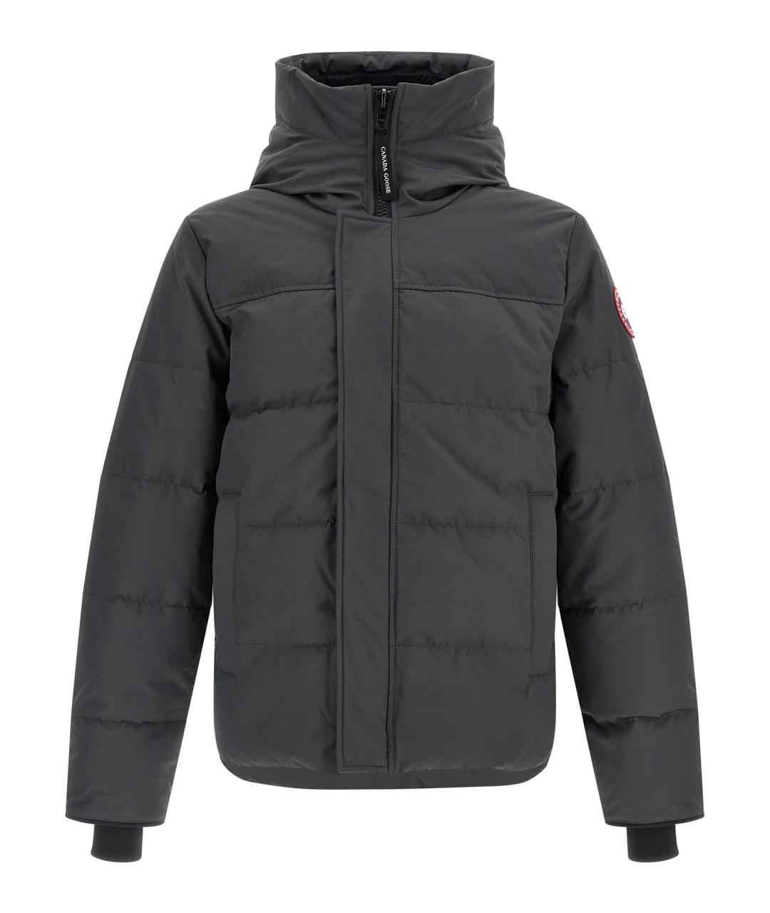 CANADA GOOSE Серая полиэстеровая куртка, фото 1