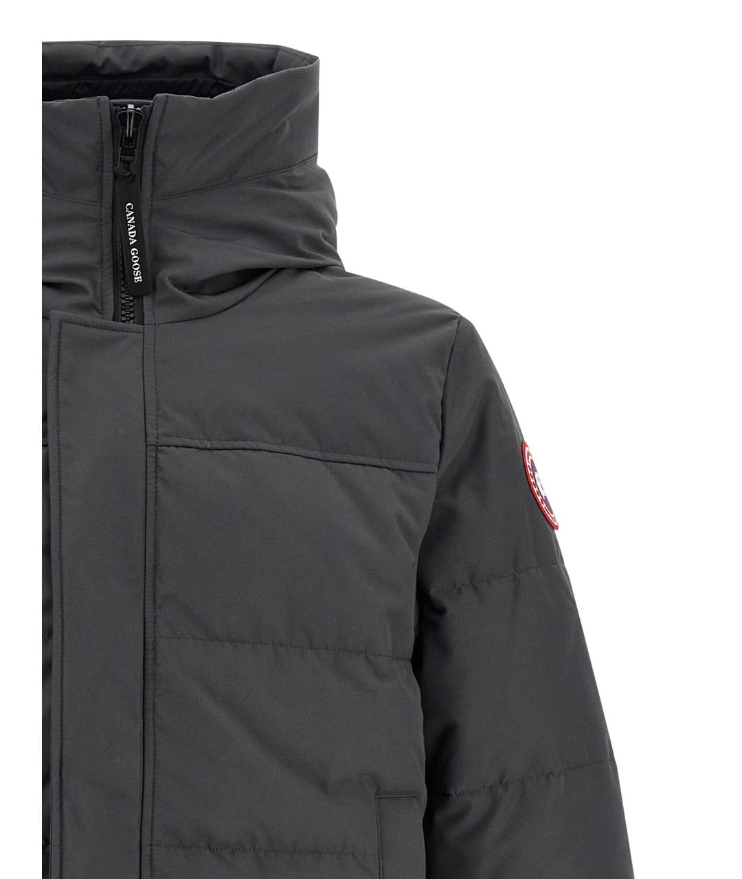 CANADA GOOSE Серая полиэстеровая куртка, фото 3