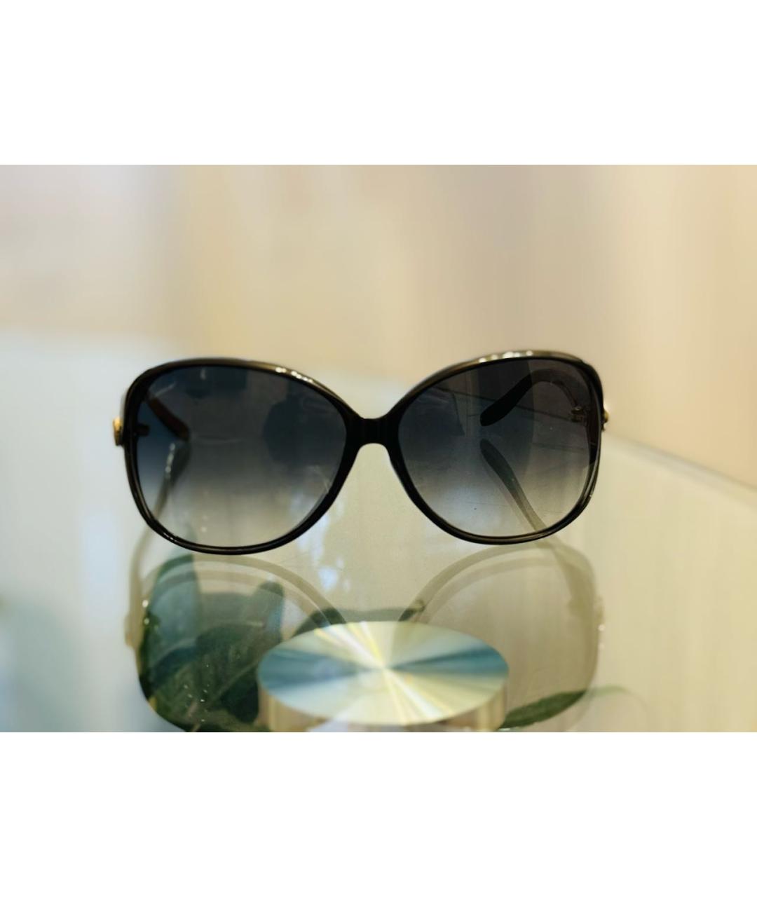 GUCCI Черные пластиковые солнцезащитные очки, фото 5