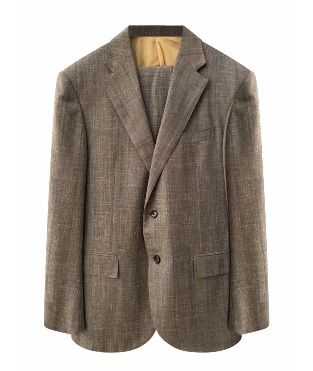 CORNELIANI Бежевый классический костюм, фото 1