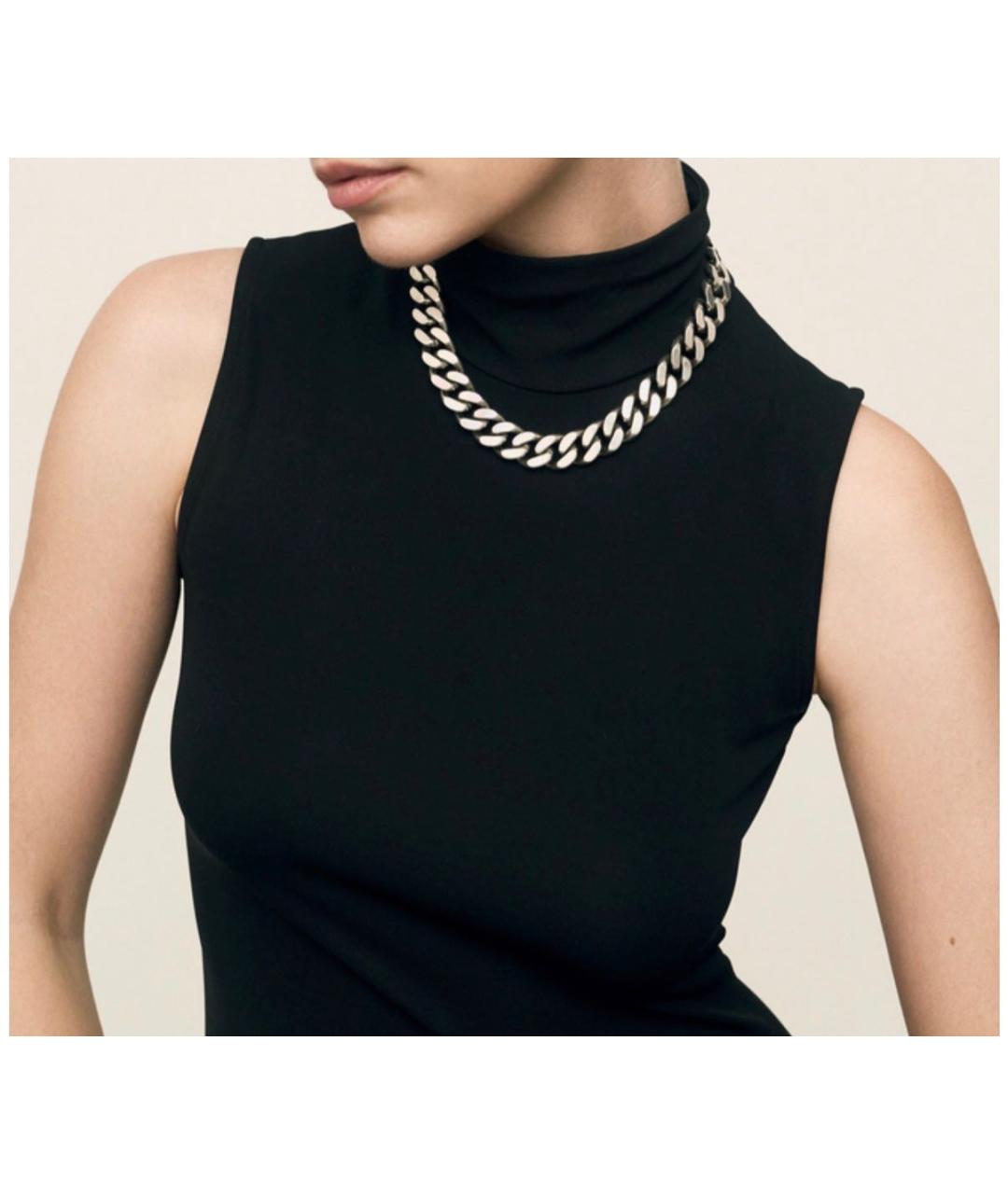 SAINT LAURENT Серебряное колье, фото 3
