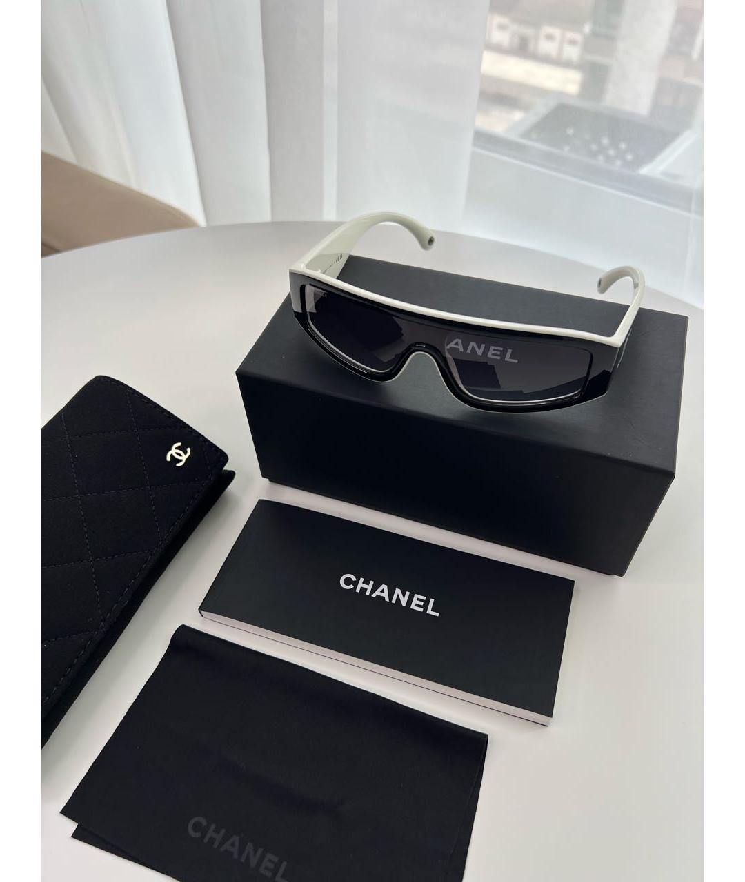 CHANEL Черные солнцезащитные очки, фото 3