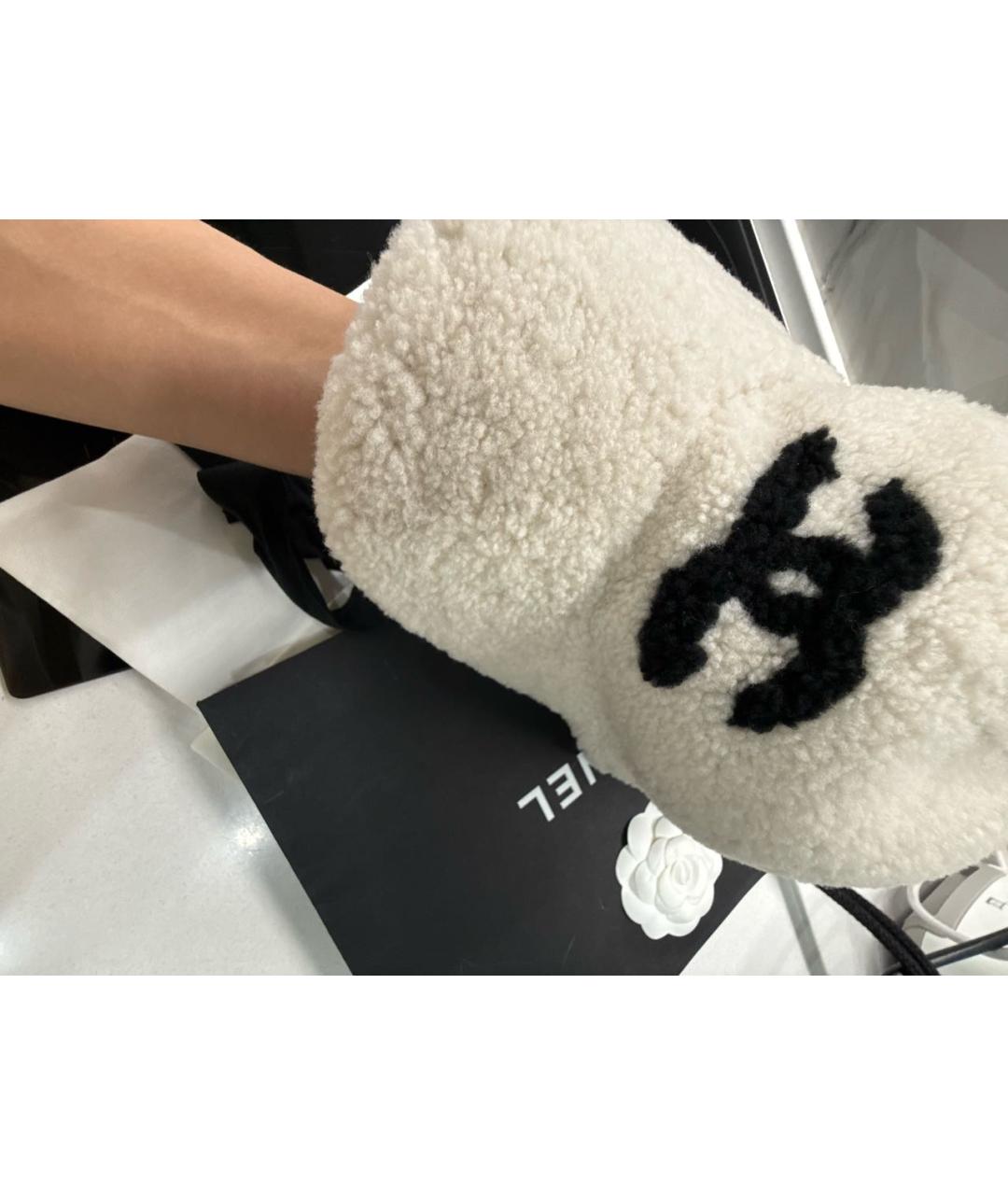 CHANEL Бежевая шерстяная кепка, фото 6