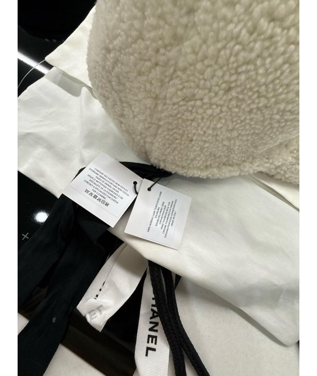 CHANEL Бежевая шерстяная кепка, фото 5