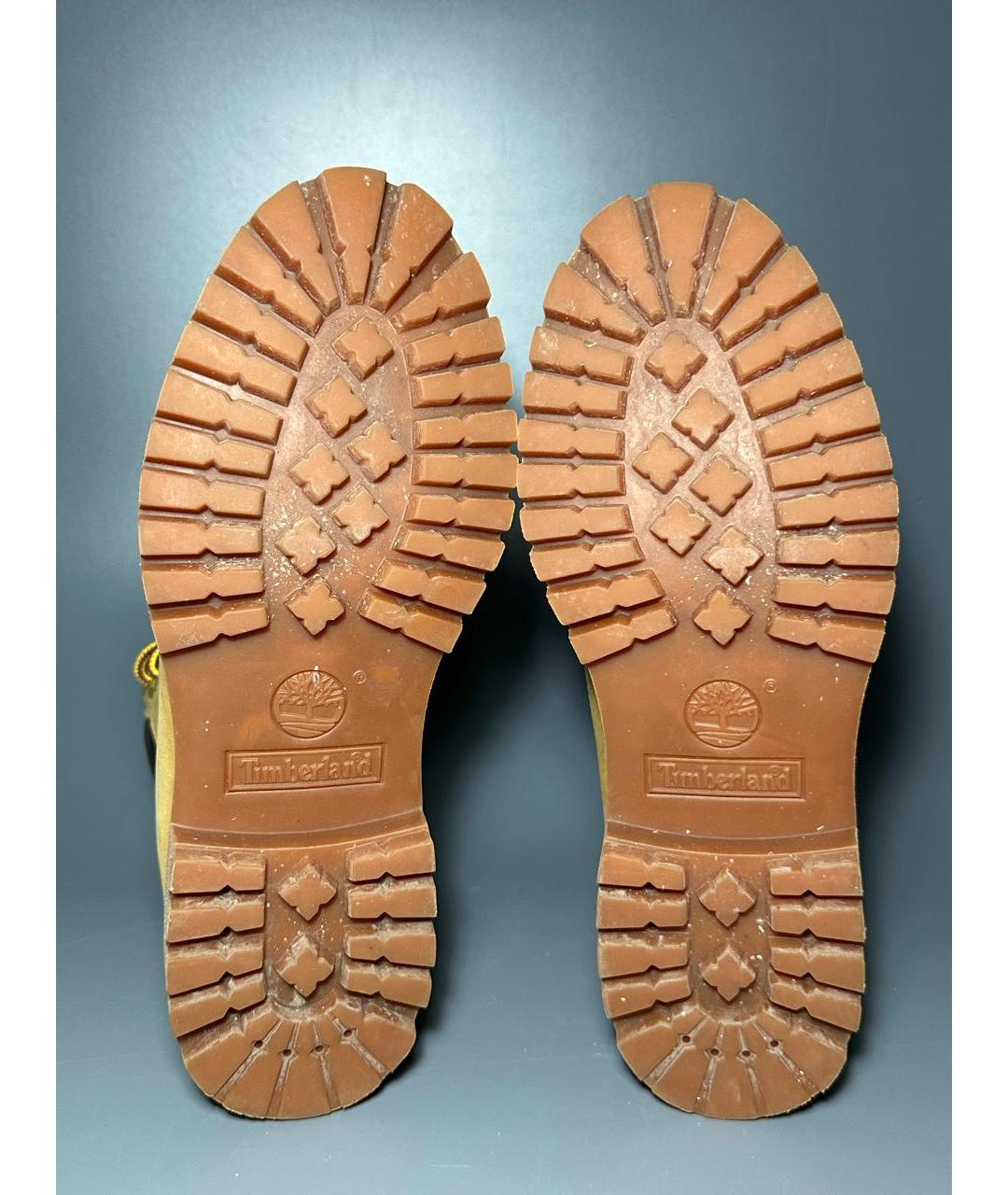 TIMBERLAND Коричневые нубуковые высокие ботинки, фото 8
