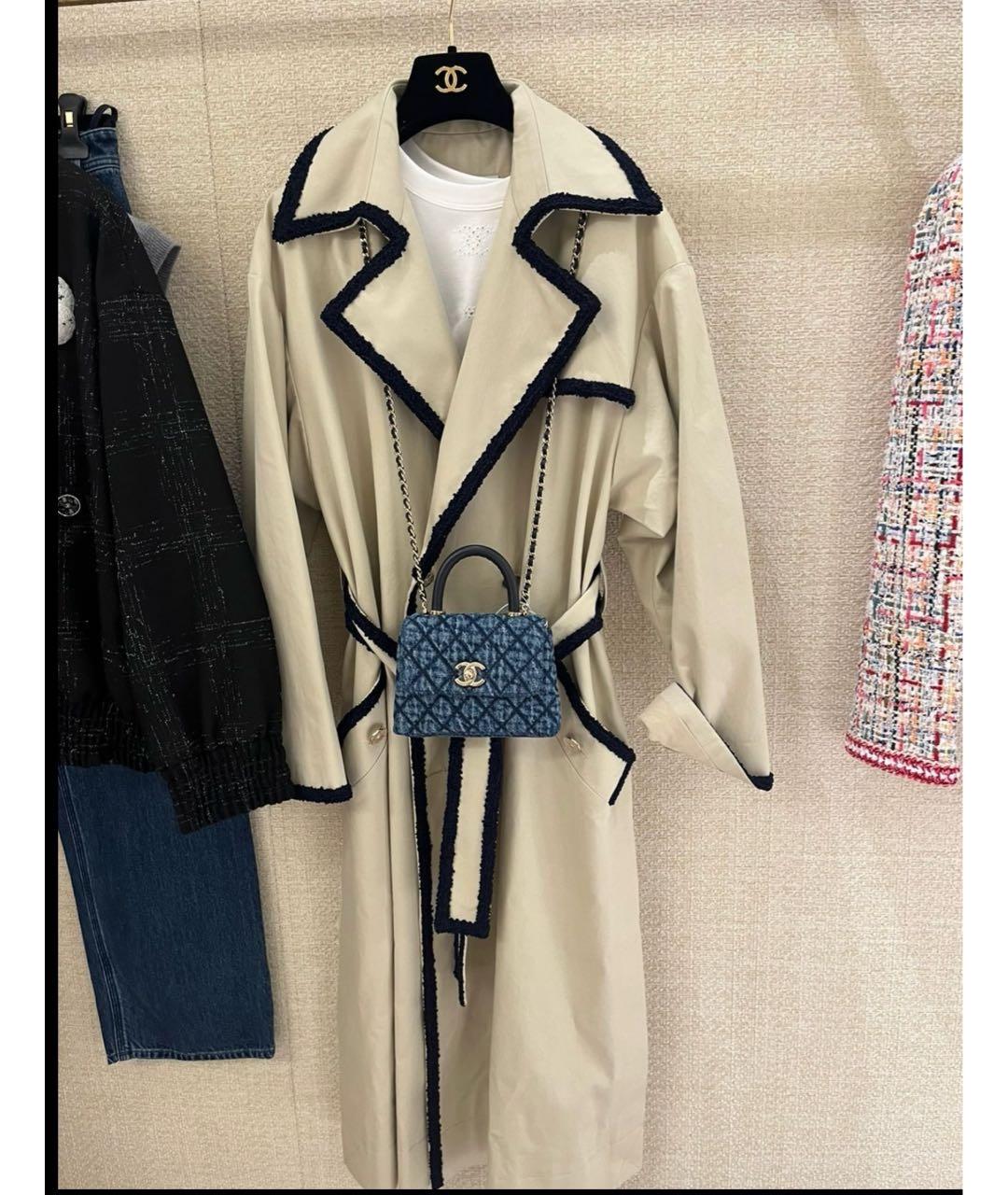 CHANEL Бежевое пальто, фото 5