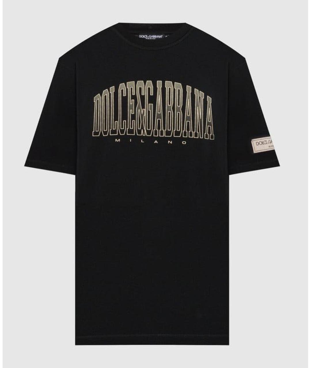 DOLCE&GABBANA Черная футболка, фото 6