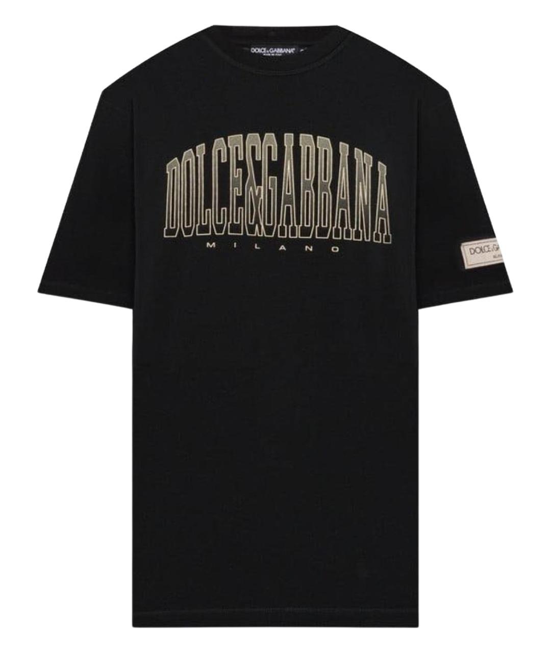 DOLCE&GABBANA Черная футболка, фото 1