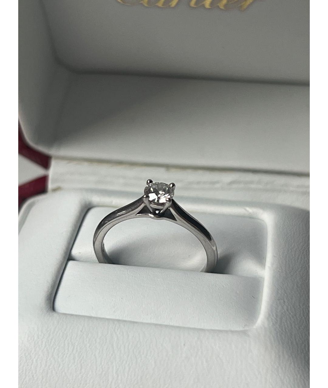 CARTIER Серебряное платиновое кольцо, фото 3