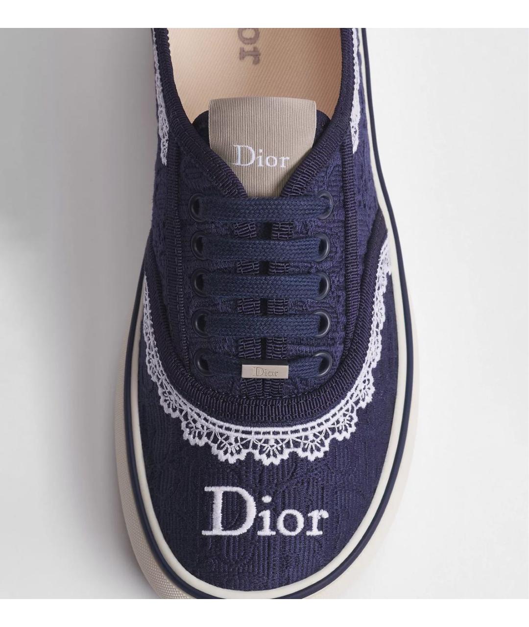 CHRISTIAN DIOR Темно-синие кеды, фото 6