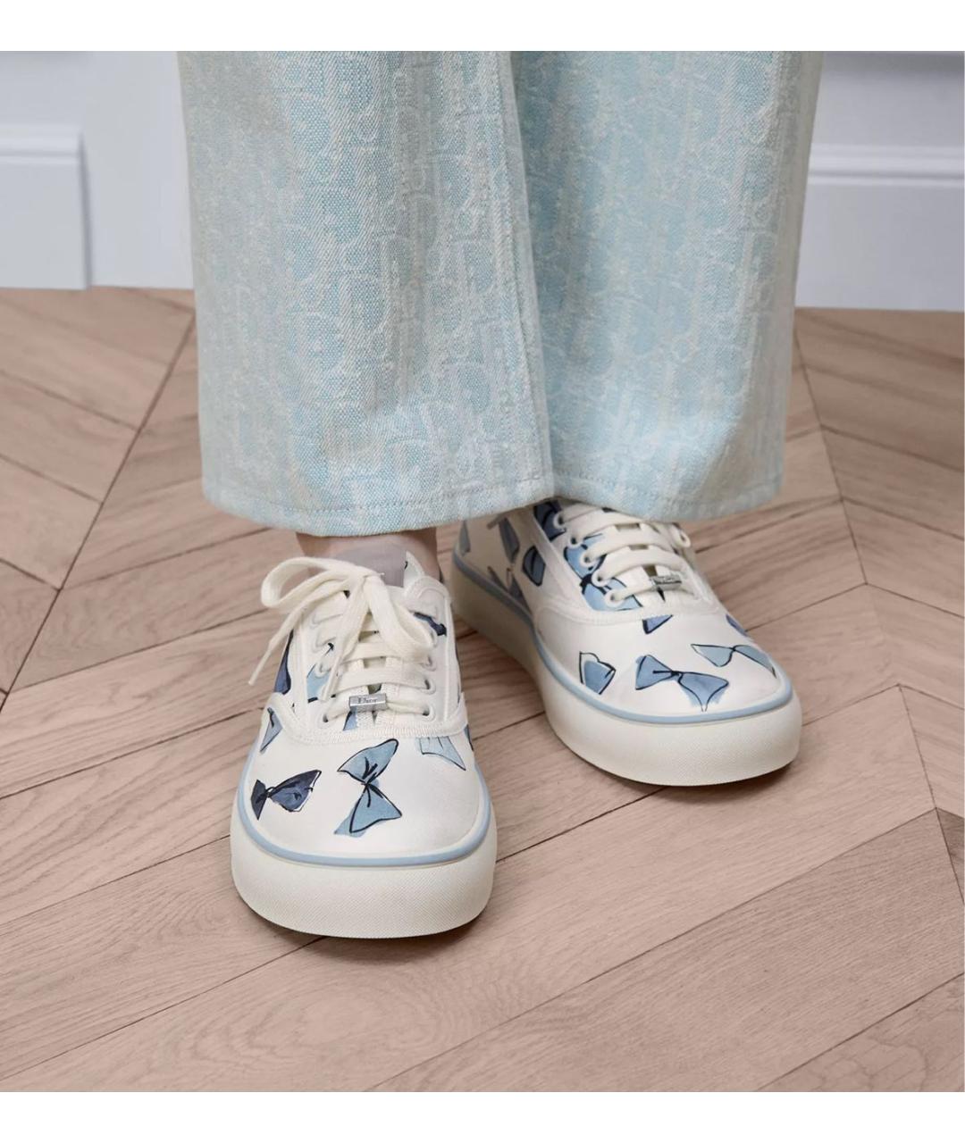 CHRISTIAN DIOR Белые кеды, фото 2