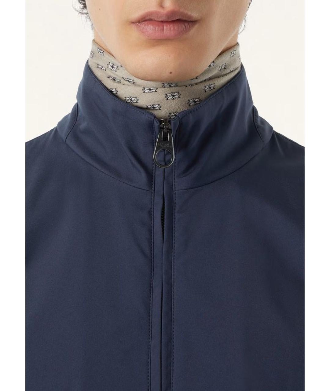 LORO PIANA Темно-синяя куртка, фото 3