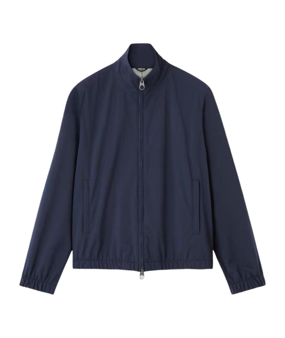 LORO PIANA Темно-синяя куртка, фото 1