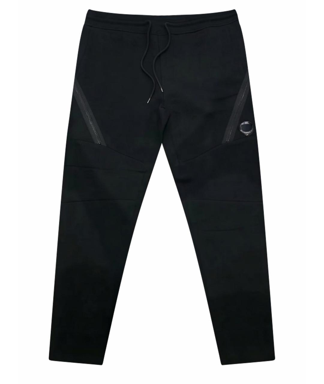 CP COMPANY Черные хлопковые повседневные брюки, фото 1