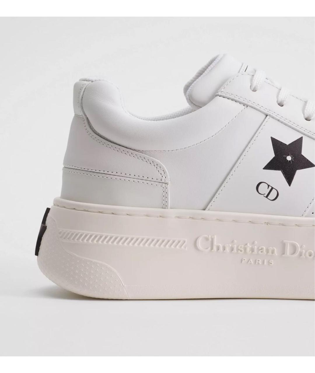 CHRISTIAN DIOR Белые кожаные кеды, фото 6