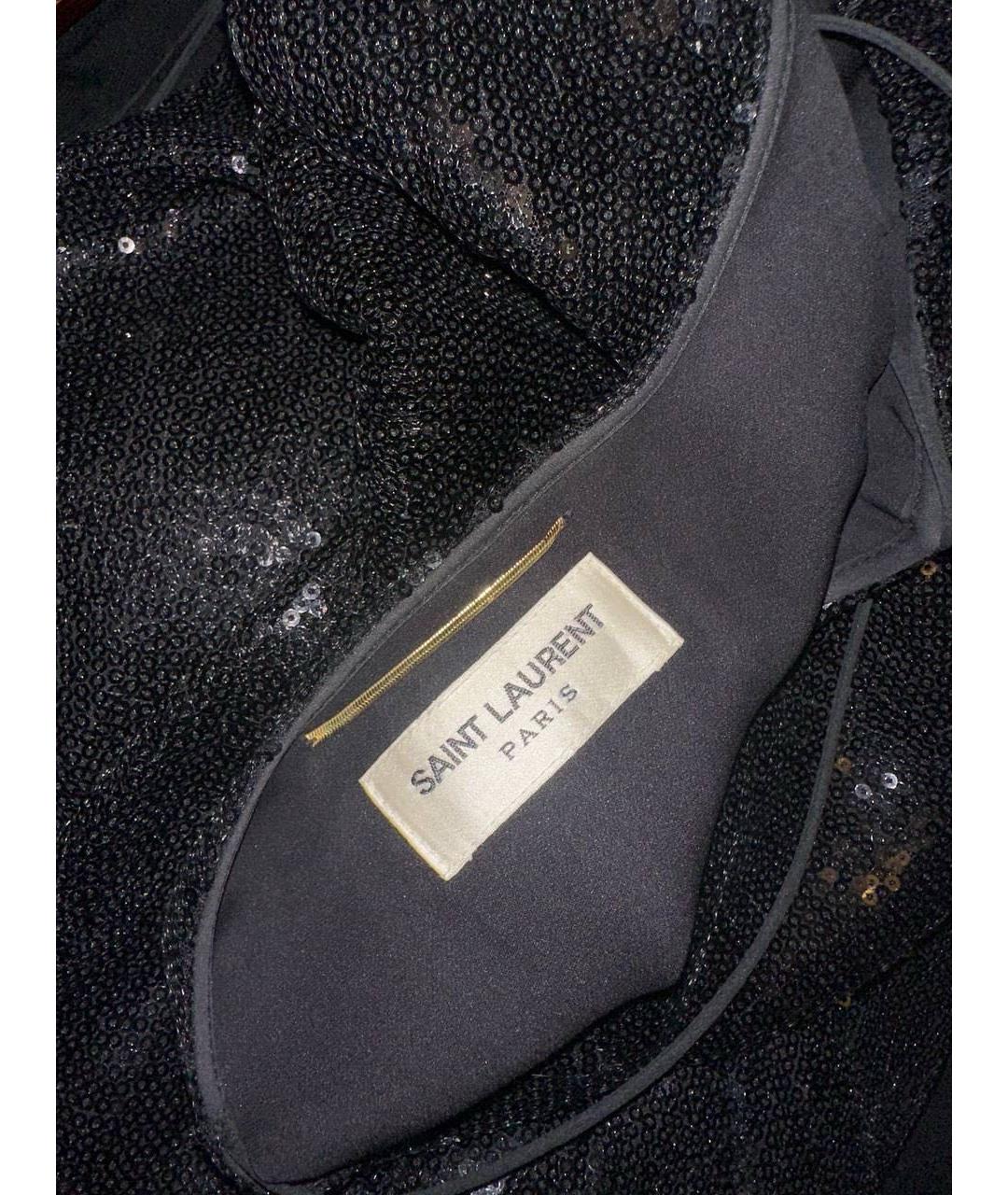 SAINT LAURENT Черное коктейльное платье, фото 3