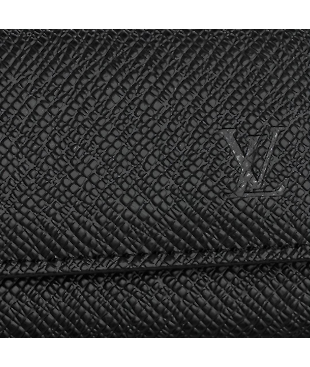 LOUIS VUITTON Черная ключница, фото 3
