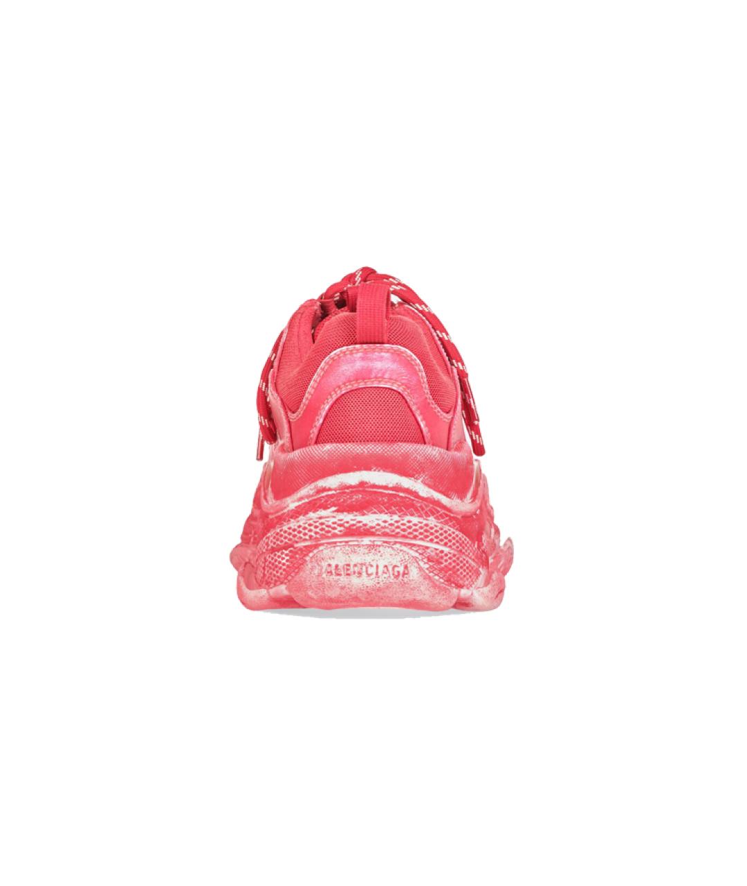BALENCIAGA Красные низкие кроссовки / кеды, фото 5