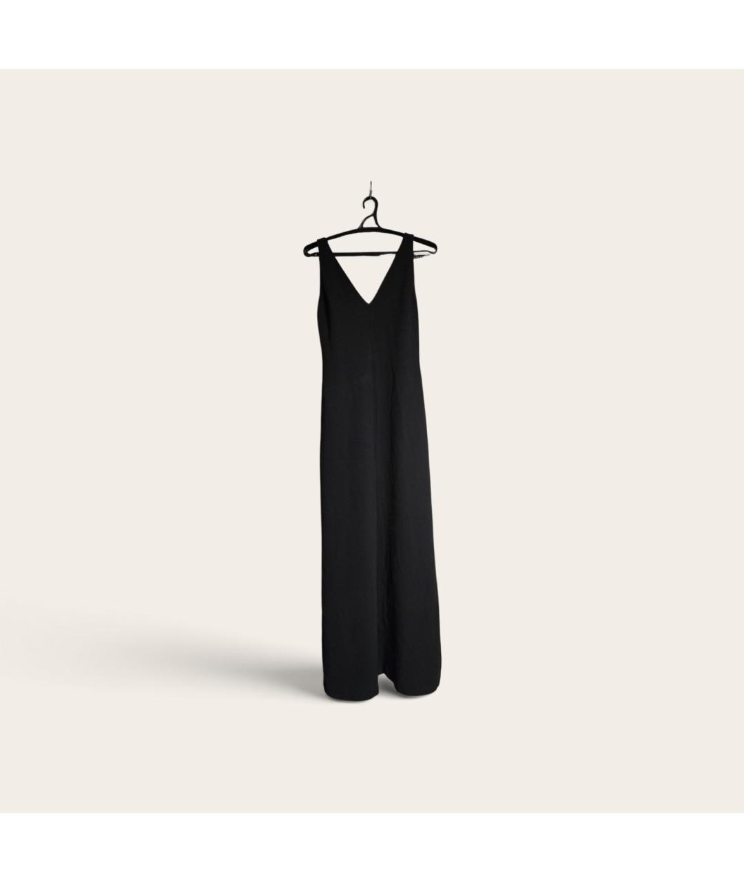 MAX MARA Черное полиэстеровое вечернее платье, фото 2