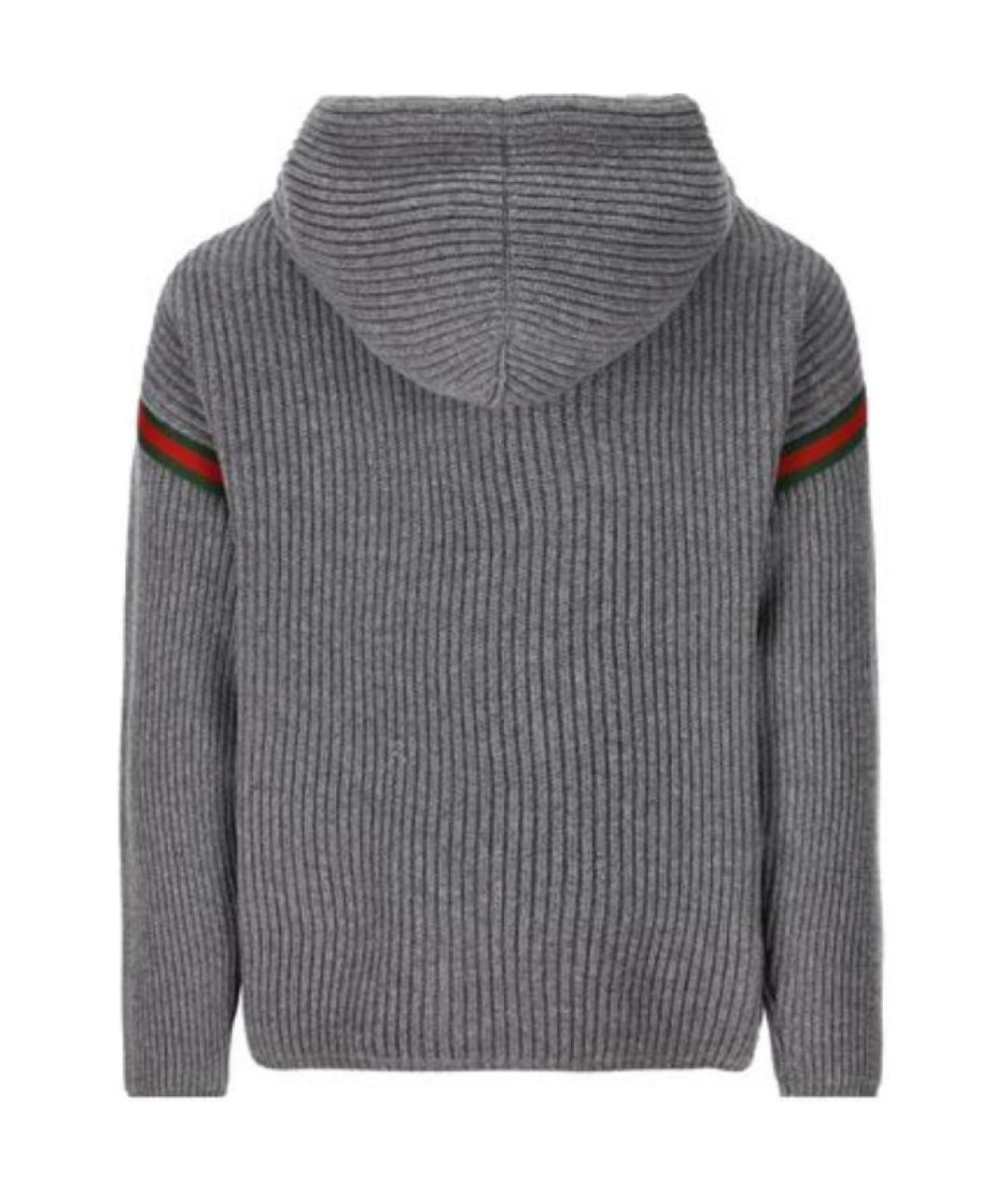 GUCCI Серый джемпер / свитер, фото 3