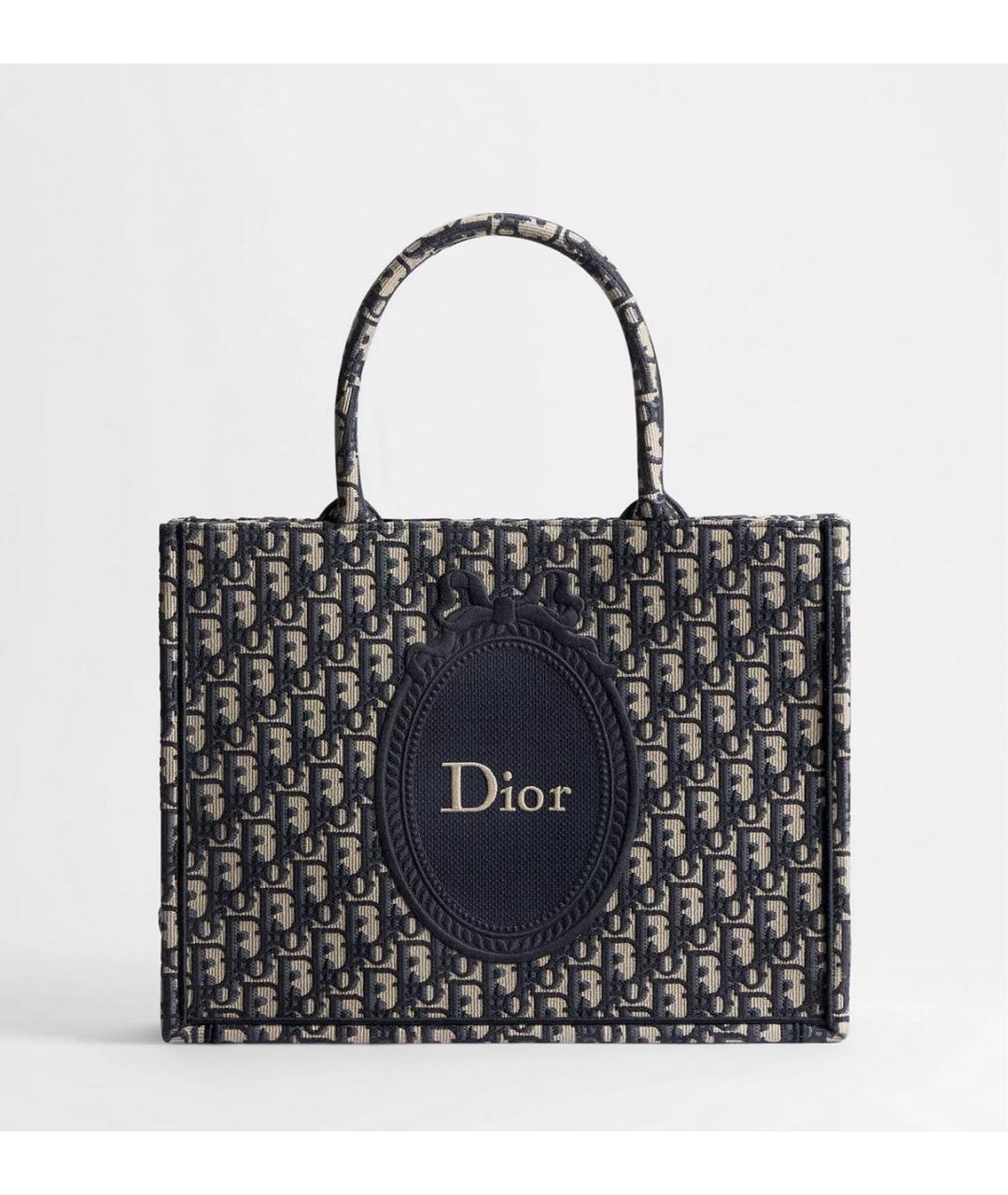 CHRISTIAN DIOR Бежевая сумка тоут из канвы, фото 6