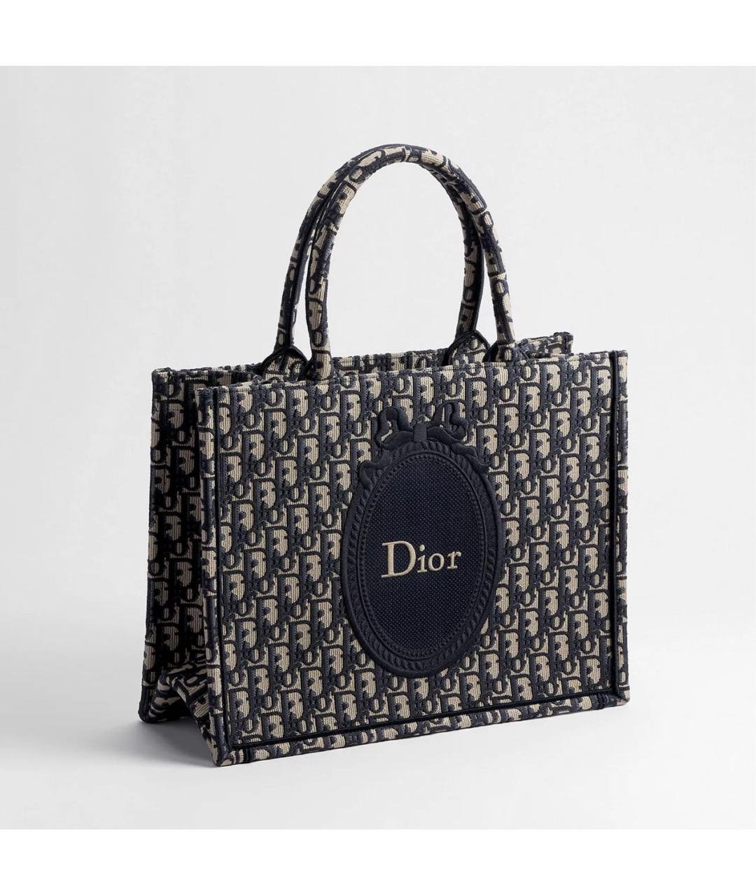 CHRISTIAN DIOR Бежевая сумка тоут из канвы, фото 2
