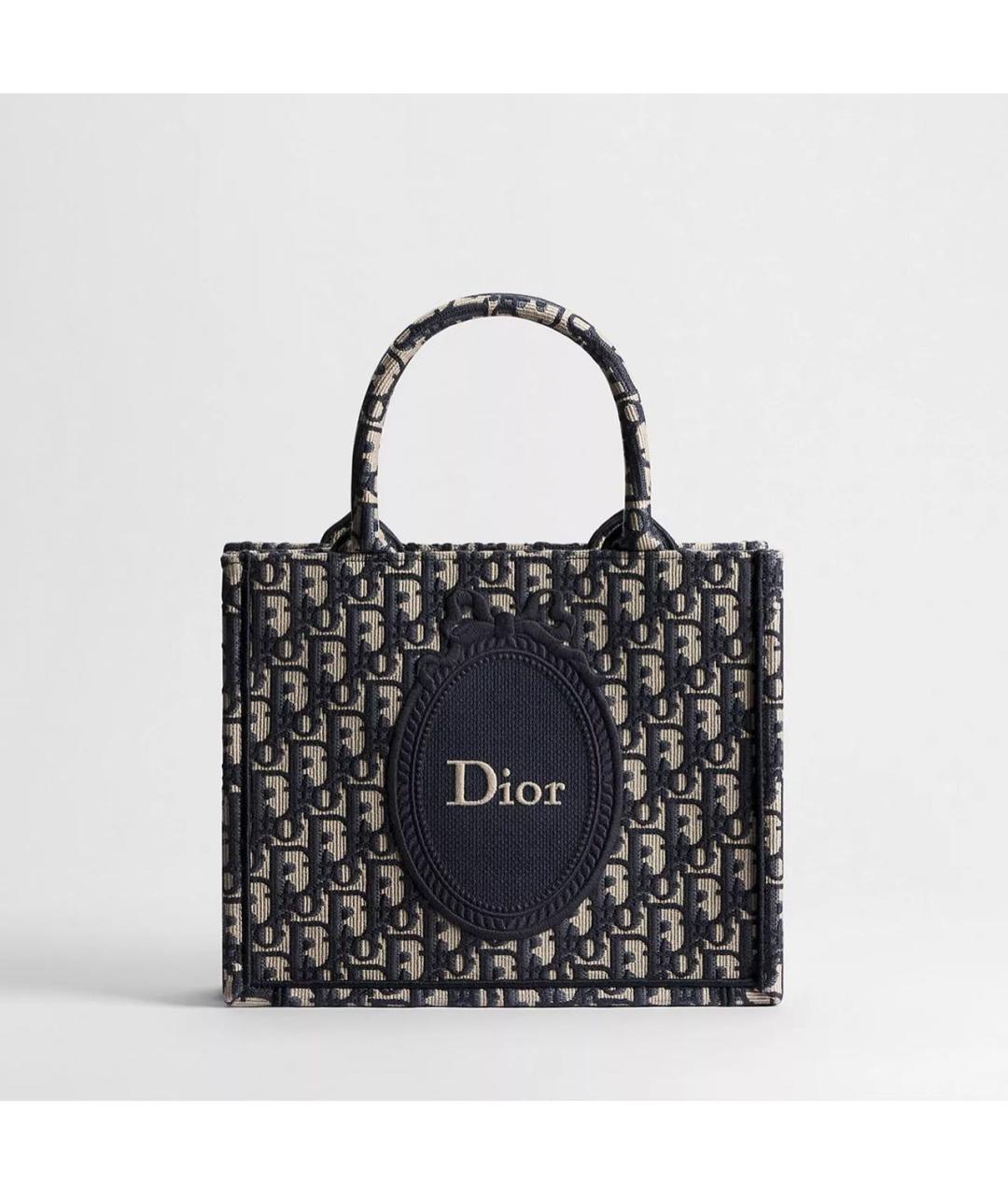CHRISTIAN DIOR Бежевая сумка тоут из канвы, фото 5