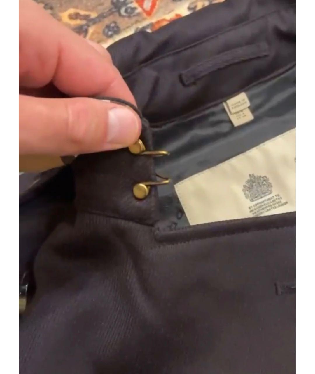 BURBERRY Фиолетовое хлопковое пальто, фото 6