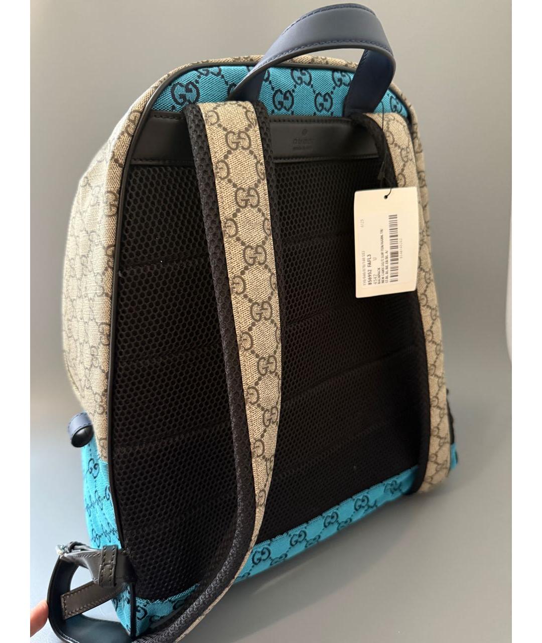 GUCCI Мульти рюкзак из канвы, фото 3