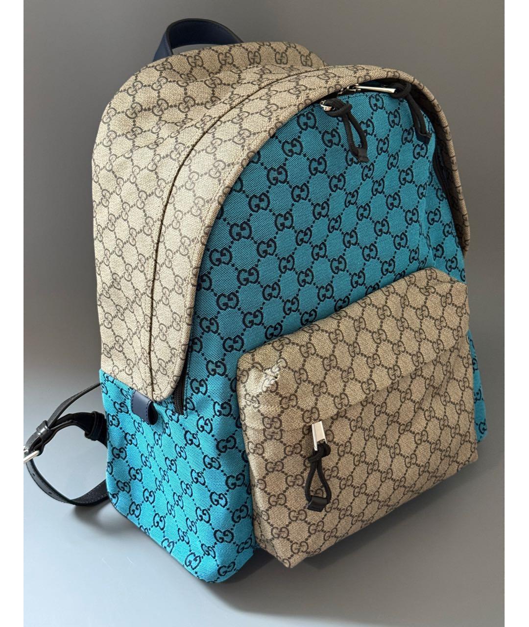 GUCCI Мульти рюкзак из канвы, фото 7