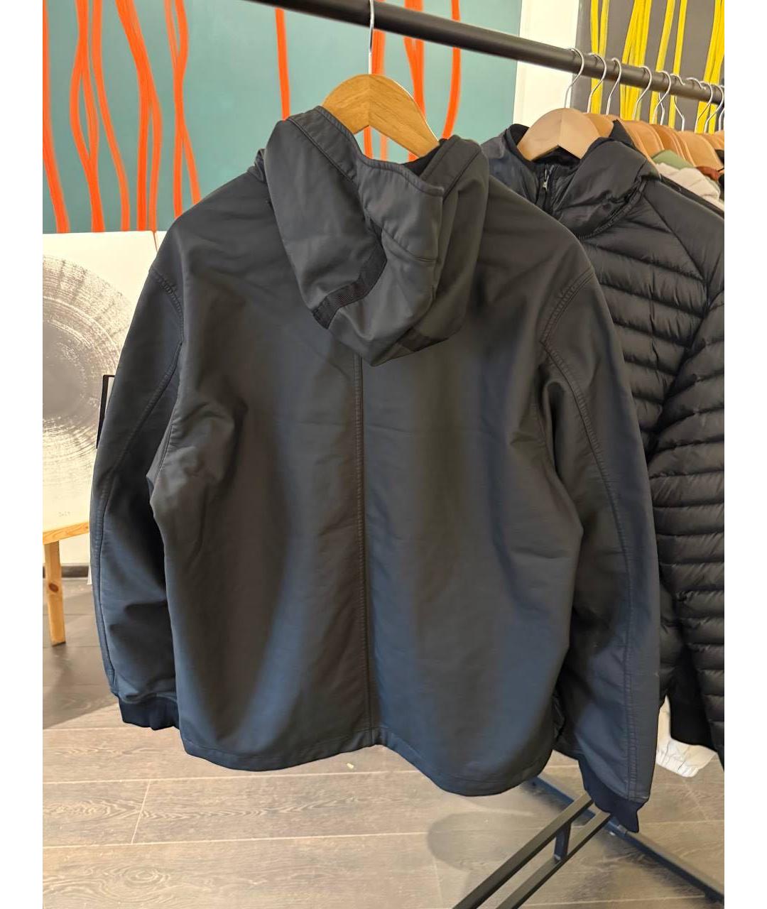 STONE ISLAND Черная куртка, фото 4