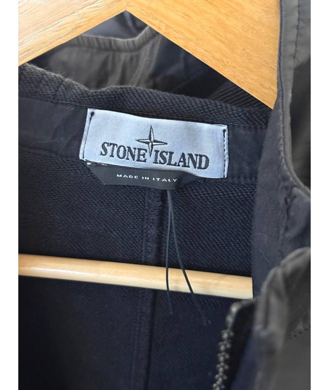 STONE ISLAND Черная куртка, фото 3