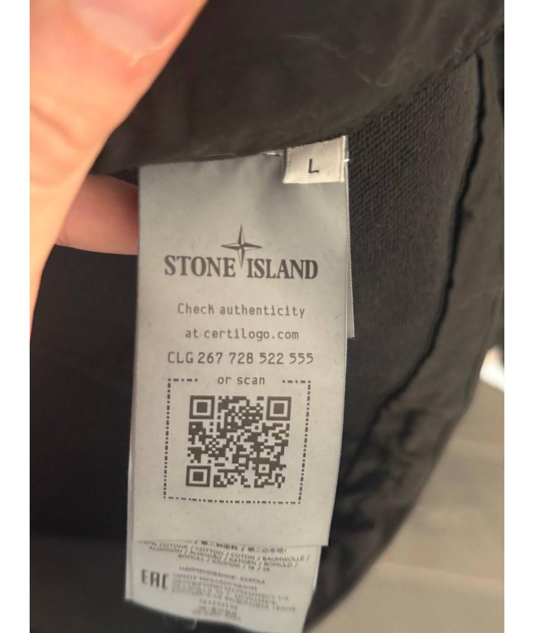 STONE ISLAND Черная куртка, фото 5