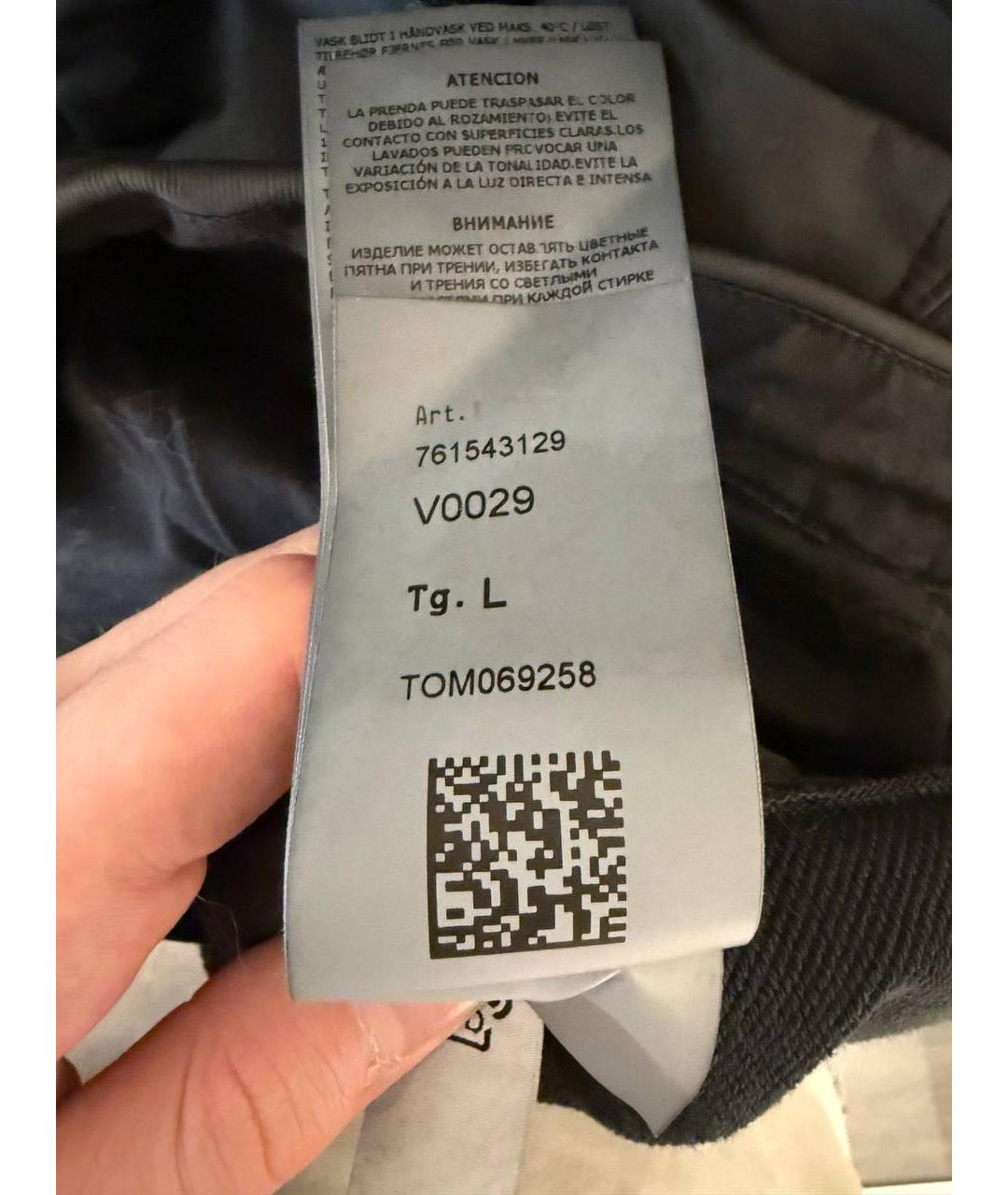 STONE ISLAND Черная куртка, фото 6