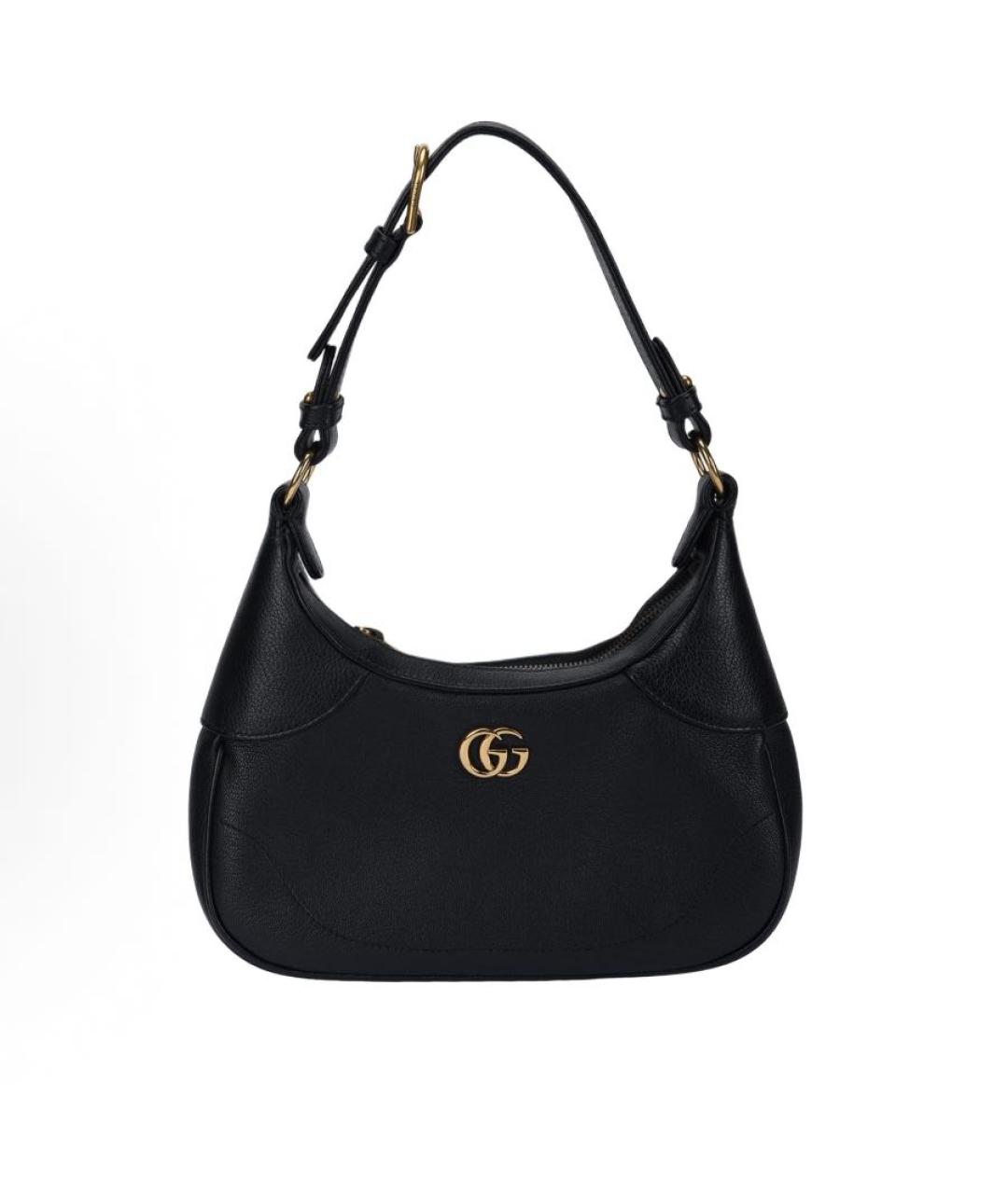 GUCCI Черная кожаная сумка с короткими ручками, фото 9