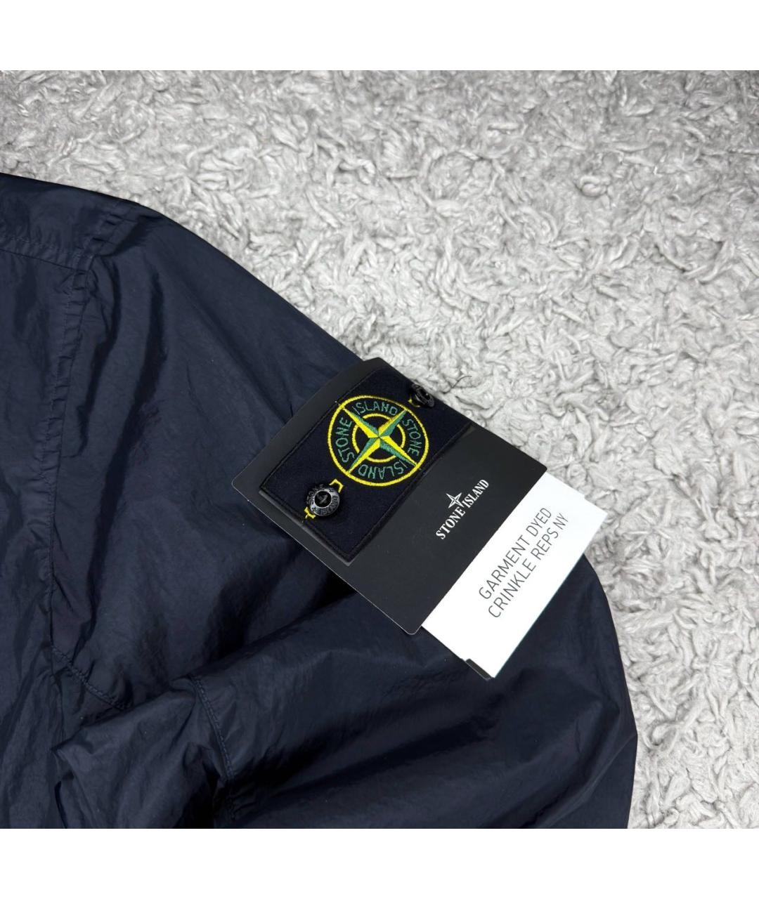 STONE ISLAND Темно-синяя куртка, фото 2
