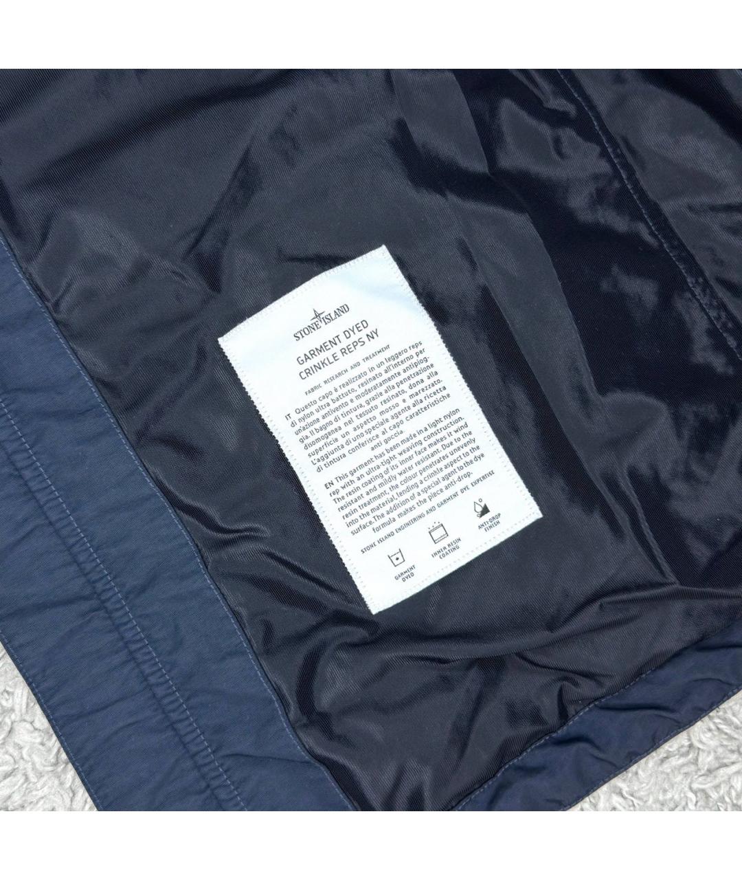 STONE ISLAND Темно-синяя куртка, фото 4