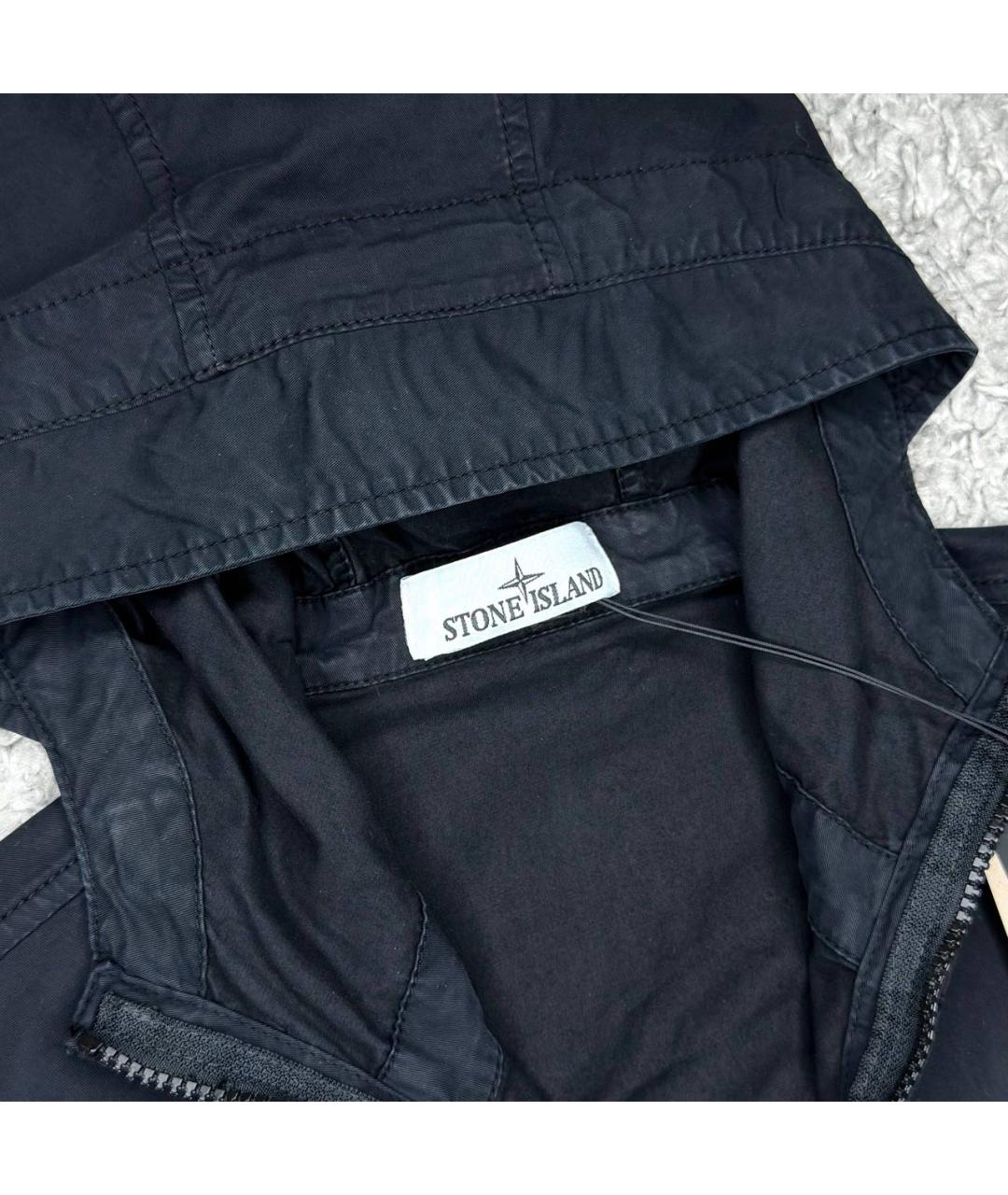 STONE ISLAND Черная куртка, фото 3