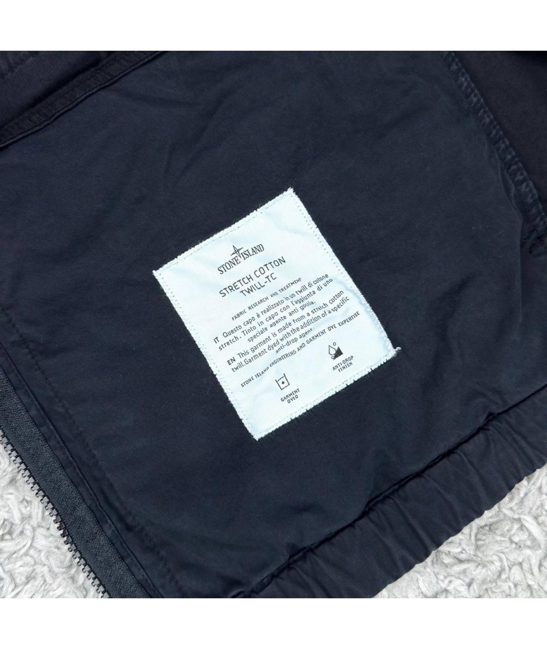 STONE ISLAND Черная куртка, фото 5