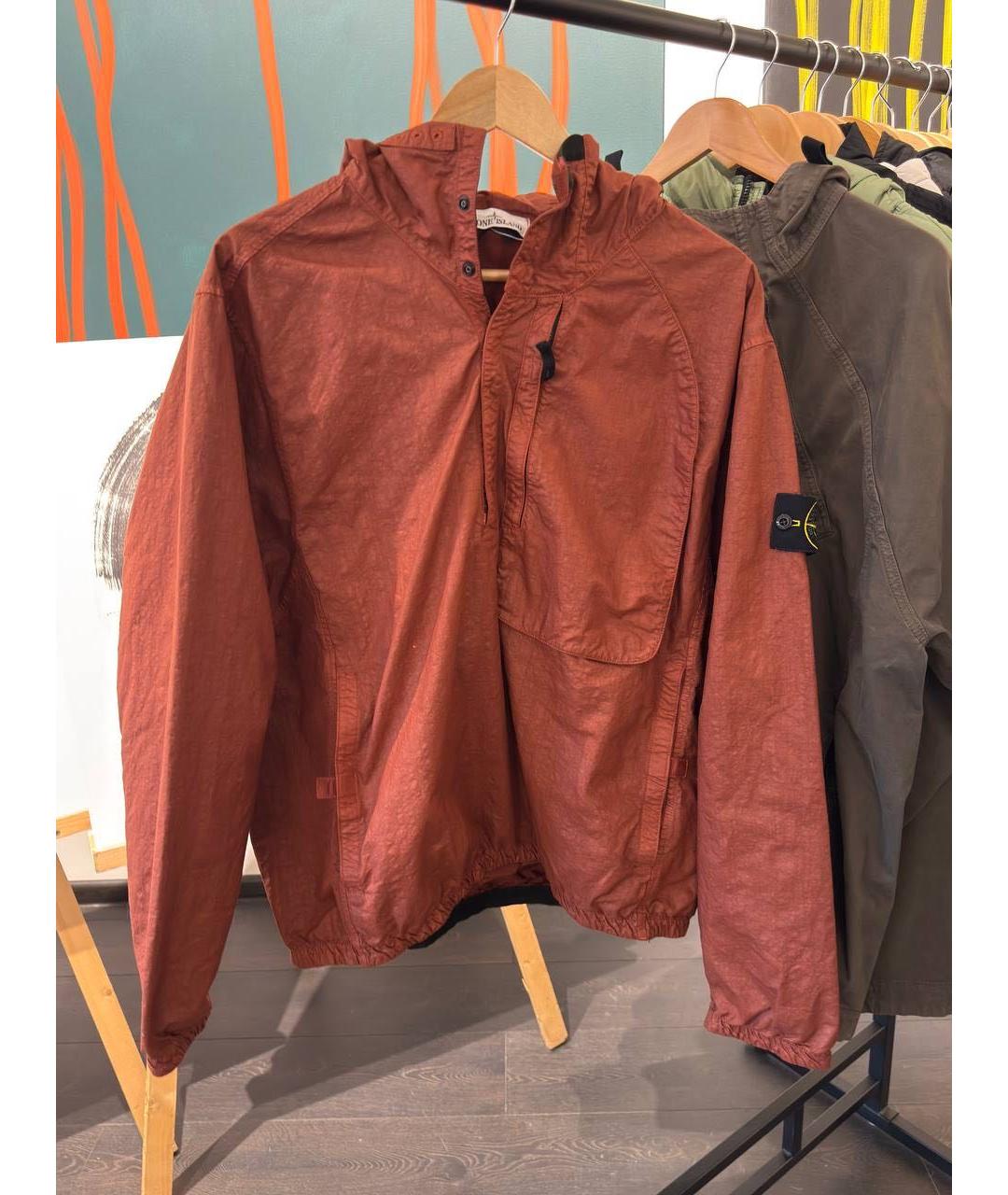 STONE ISLAND Бордовая куртка, фото 8