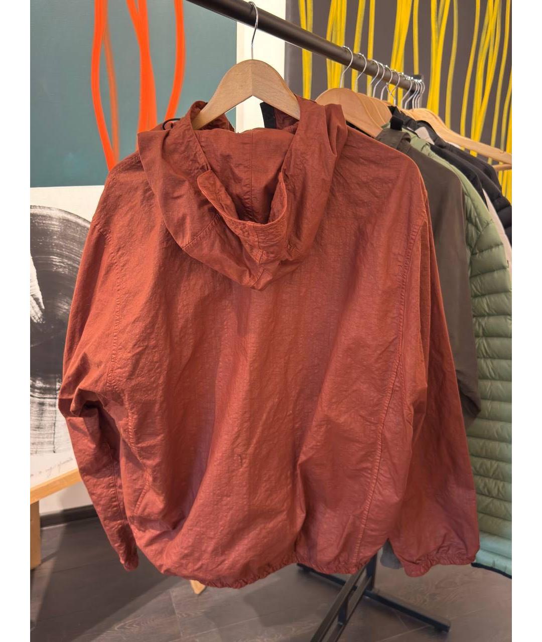 STONE ISLAND Бордовая куртка, фото 2