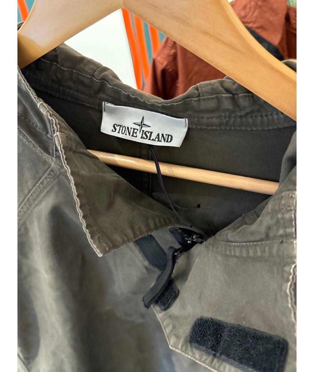 STONE ISLAND Хаки куртка, фото 8