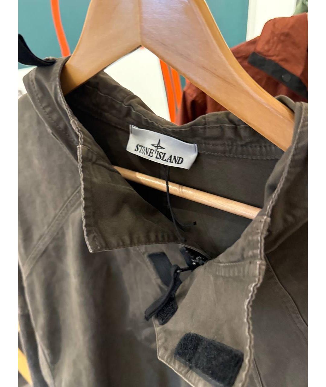 STONE ISLAND Хаки куртка, фото 5