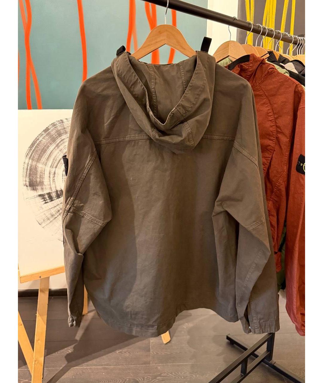 STONE ISLAND Хаки куртка, фото 3