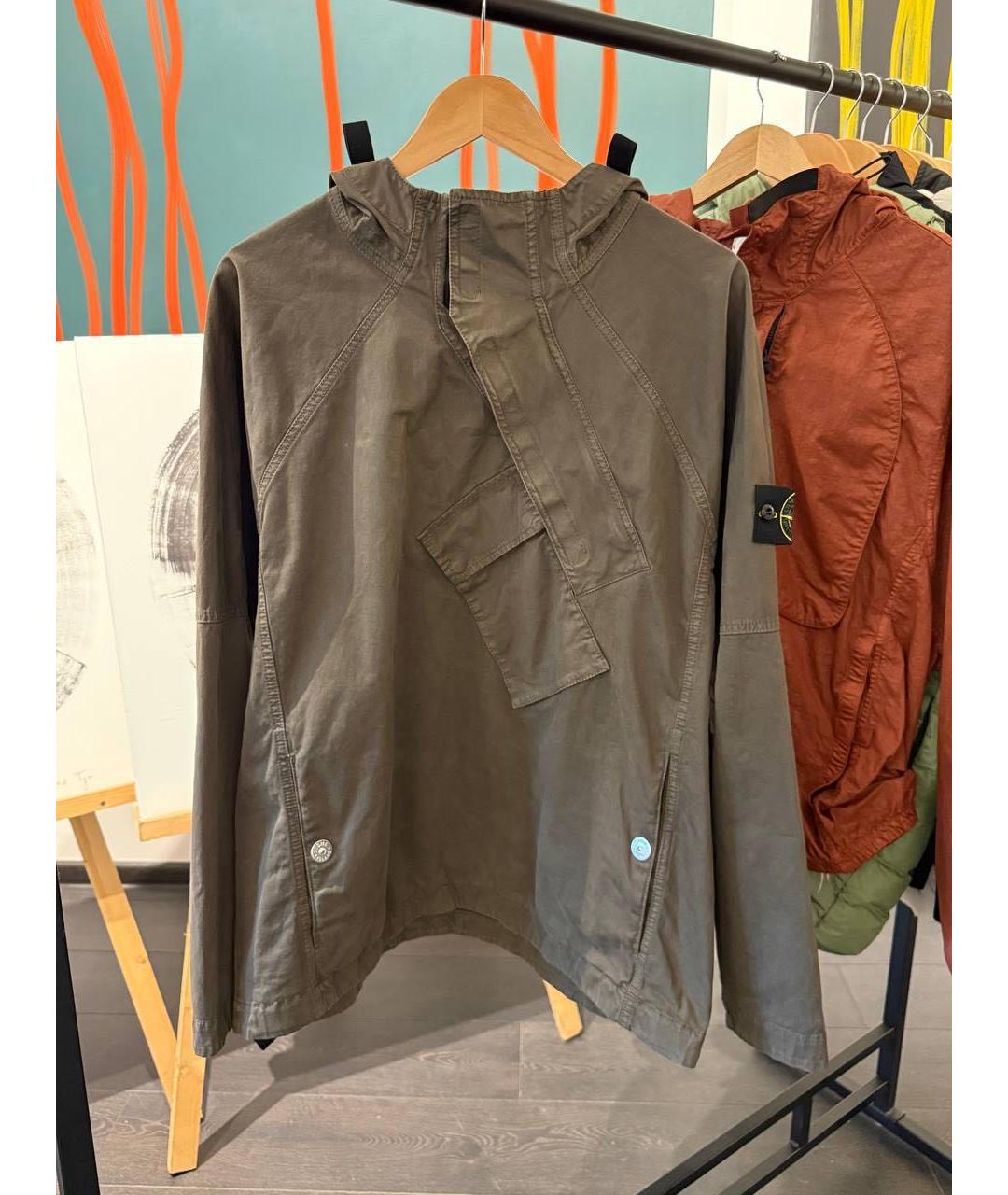 STONE ISLAND Хаки куртка, фото 9