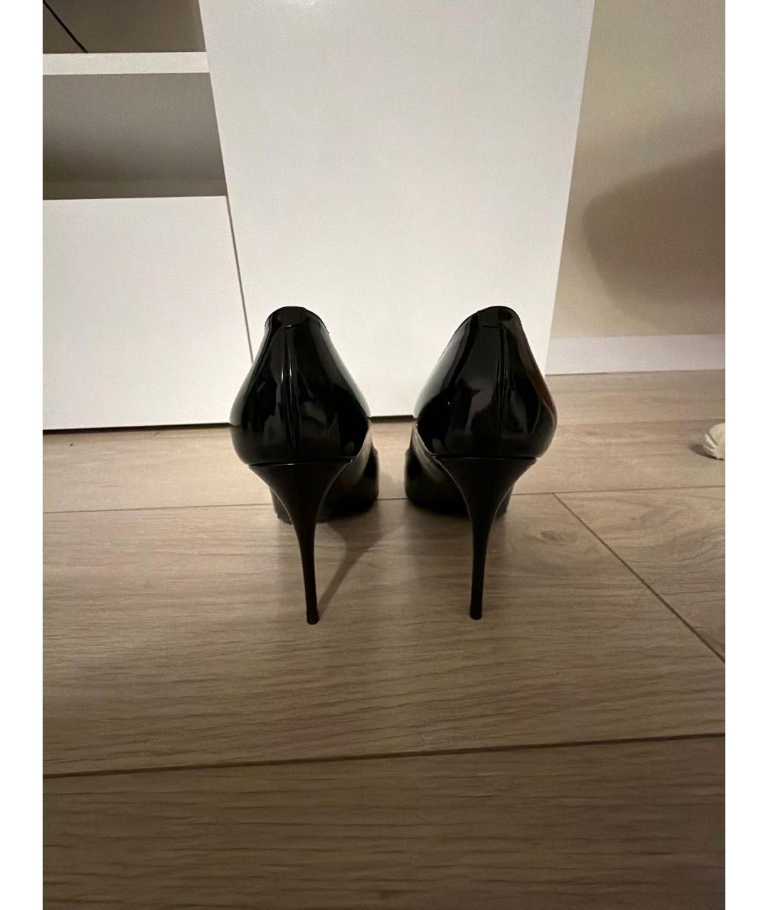 DOLCE&GABBANA Черные туфли из лакированной кожи, фото 4
